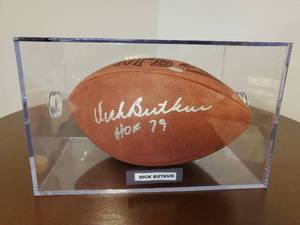 lot 81 image: Dick Butkus Signed NFL Football