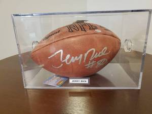 lot 83 image: Jerry Rice Signed NFL Football