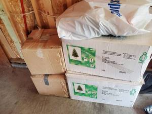 lot 237 image: 2 Christmas trees w stands