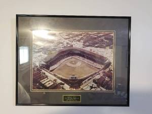 lot 520 image: 2 Pieces Of Wrigley Field Art