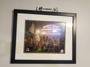 lot 521 image: Wrigley Field Home Of The Chicago Cubs 2016 World Series Photograph