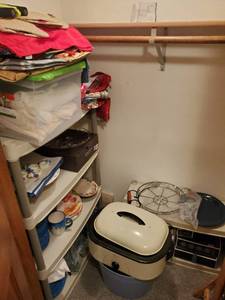 lot 427 image: Contents Of Closet- Kitchen Items, X-mas Dishes and More
