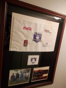 lot 430 image: Matt Birks Celebrity Golf Hike Foundation Framed Memorabilia