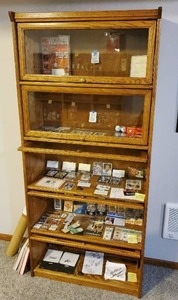 lot 433 image: Lawyer-style bookcase