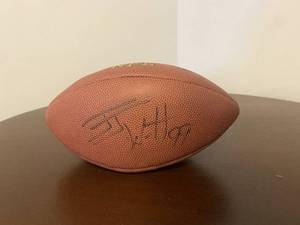 lot 94 image: JJ Watt Signed Mini Football
