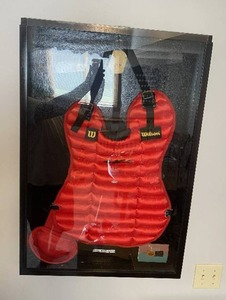 lot 6 image: Ivan Rodriguez Signed MLB Catchers Chest Protector
