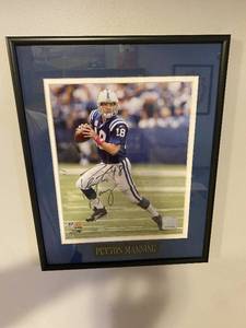 lot 7 image: Peyton Manning Signed Indianapolis Colts Picture