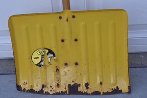 lot 9 image: Steel Snow Shovel (Worn Edges)