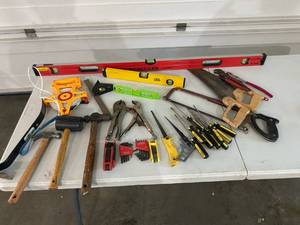 lot 57 image: Household tools. Includes everything pictured.