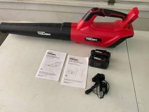 lot 63 image: Hyper Tough 20 volt LithiumIon Cordless Turbine Blower