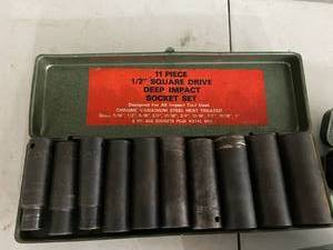 lot 92 image: Rockford Square Drive Impact Gun with 2 Socket Sets