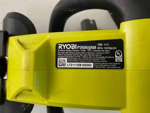 lot 64 image: Ryobi 18 volt Hedge Trimmer