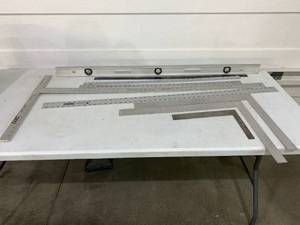 lot 199 image: Metal Rulers