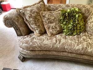 lot 13 image: Fabulous Crescent Shape Sofa