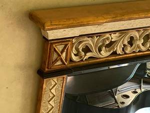 lot 14 image: Carved Frame Oversized Mirror