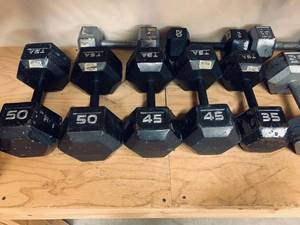 lot 115 image: Dumbells