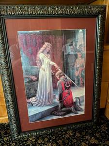 lot 324 image: Princess and Knight Artwork