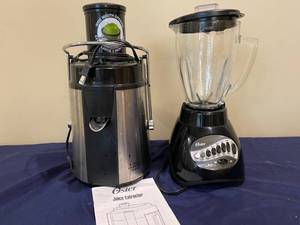 lot 342 image: Blender and Oster Juicer