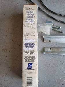 lot 47 image: LongRun Class 4, 7000 lbs. Spring Loaded Safety Cables. - New in Box