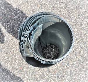 lot 81 image: Seven (7) 4 x 24 Dryer Vents Aluminum Snap Lock Pipe