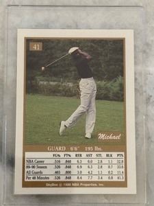 Michael Jordan Skybox Card