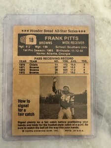 Frank Pitts Football