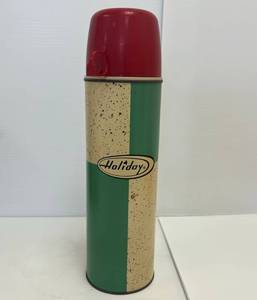 lot 3 image: Vintage Holiday Thermos