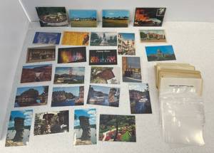 lot 14 image: Groupb Of Misc. Vintage Postcards And Postcards Protective Sleeves