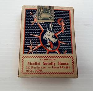 lot 29 image: Vintage Deck Of Risque Models Of All Nations Playing Cards