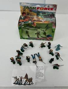 lot 35 image: Group Of Britains Taskforce Rubber Soldiers And More