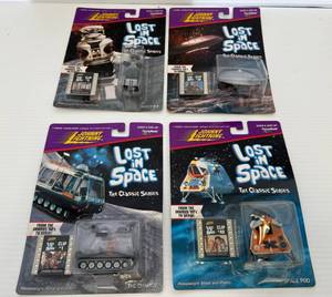 lot 116 image: 1998 Johnny Lightning Lost In Space Set Of 4 NIB