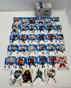 lot 131 image: Group Of Upper Deck SP Hockey Cards 2020-21 Rookies And Authentic Profiles  (Box Empty)