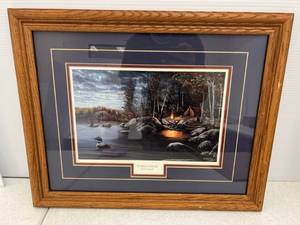 lot 145 image: Framed JimHansel Print  Northern Solitude