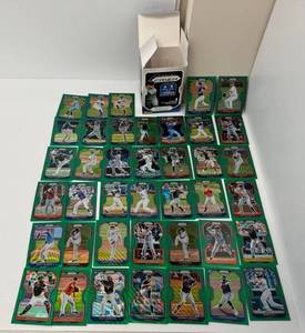 lot 155 image: Panini Green prizm Trading Cards