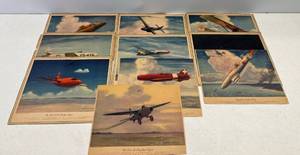 lot 77 image: Group Of Vintage 1940s Charles H. Hubbell Aviation Prints