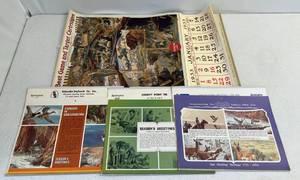 lot 85 image: Group Including  Remington 1975,1976,1977 Calendars And Remington UMC 1995 Repro Corresponds with 1933 Dates Calendar