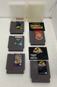 lot 160 image: Group Of Vintage Nes Games Including Double Dragon, Duck Tales, Godzilla And More (Some Have Manuals 2 Hard Case)