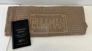 lot 189 image: Vintage Railroad Items Including Pullman Blanket (With Holes) , Baldwin Locomotive Operators Manual