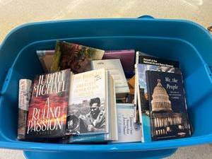 Large Tote of Books