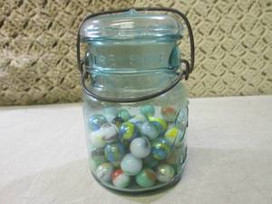(BSB) Vintage Marbles in Vintage Ba...