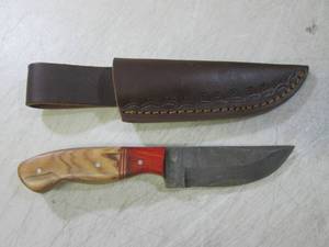 (CNTR) Fixed Blade Knife with Damas...