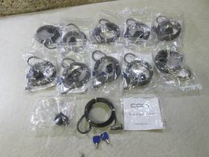 (BSB) 11 Codi Key Cable Locks...