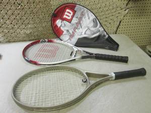 (EC1) 2 Wilson Tennis Rackets...