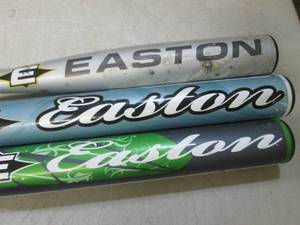 (BSB) 3 Easton Aluminum Bats 2 Soft...