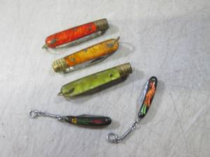 (CNTR) 5 Vintage Mini Pocket Knives...