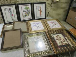 (CSB) Assorted Framed Wall Decor an...
