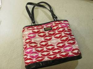 (CSB) LuLu Guinness Lips Pattern Pu...