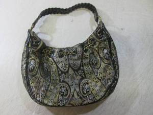 (CSB) Talbots Leather Trim Handbag...