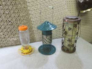 (F-1) 3 Bird Feeders...