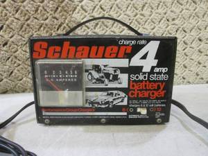(G-1) Schauer 4 Amp Battery Charger...